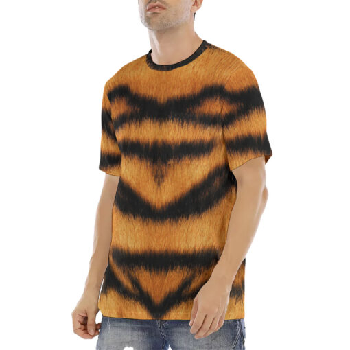 Tiger Pattern Men's T-Shirt - Image 2