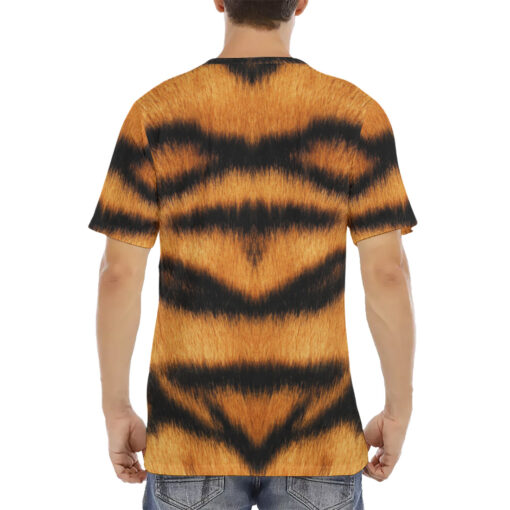 Tiger Pattern Men's T-Shirt - Image 4