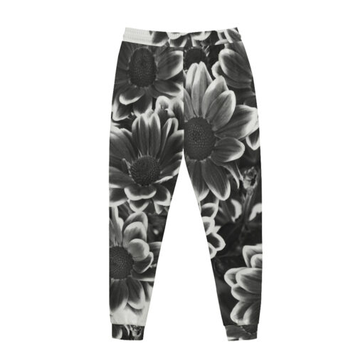 Black n White Flowers Men's Tracksuit - Image 3