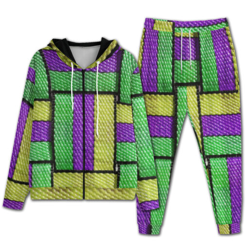 Colored Straps Men's Tracksuit