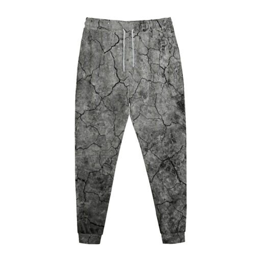 Cracking Effect Sweatpants