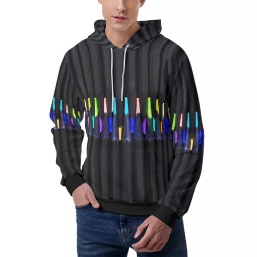 Colored Pencils Men's Hoodie