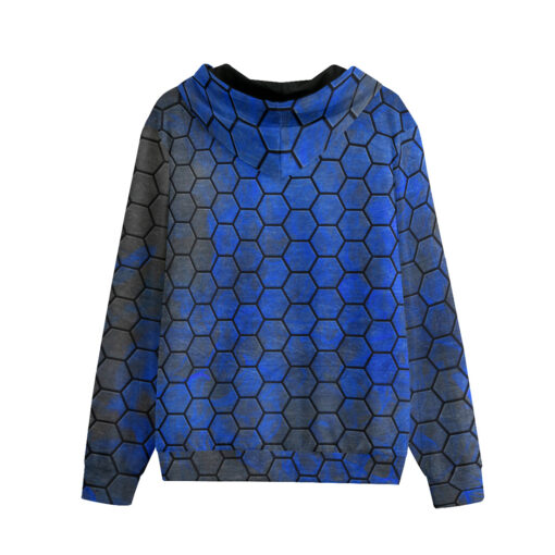 Blue Hexagons Men's Tracksuit - Image 2