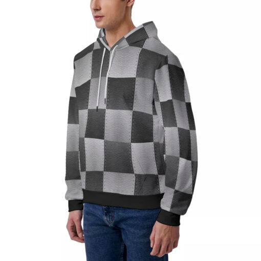 Skin Chess Board Men's Hoodie - Image 2