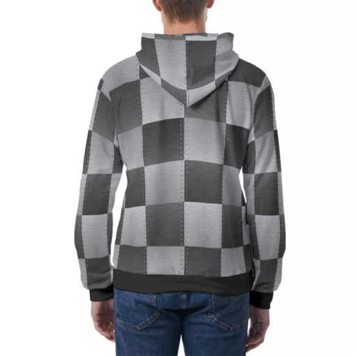 Skin Chess Board Men's Hoodie - Image 4