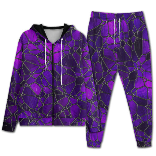 Stained Glass Mosaic Men's Tracksuit