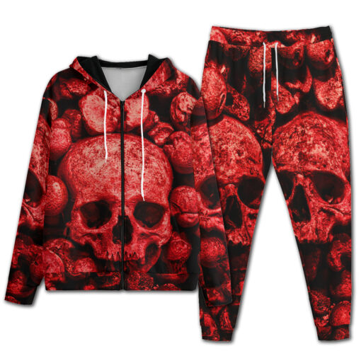 Red Skulls Men's Tracksuit