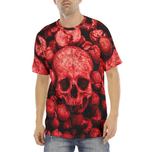 Red Skulls Men's T-Shirt