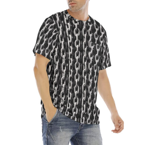 Metal Chains Men's T-Shirt - Image 3