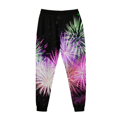 Firework Print Sweatpants - Image 2