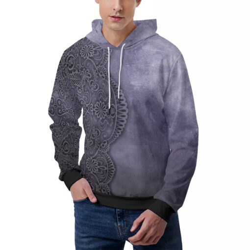 Lace Pattern Men's Hoodie