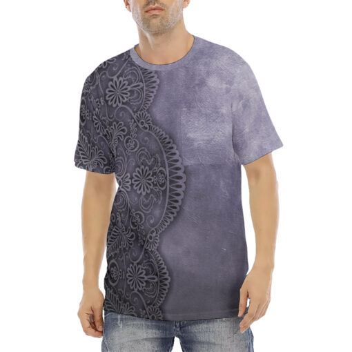 Lace Pattern Men's T-Shirt