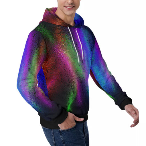 Neon Lights Men's Hoodie - Image 3