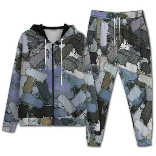 Patches Pattern Men's Tracksuit