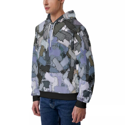 Patches Pattern Men's Hoodie - Image 2