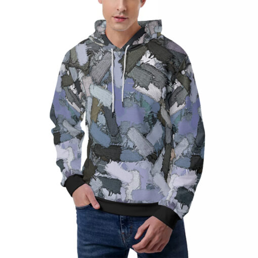 Patches Pattern Men's Hoodie