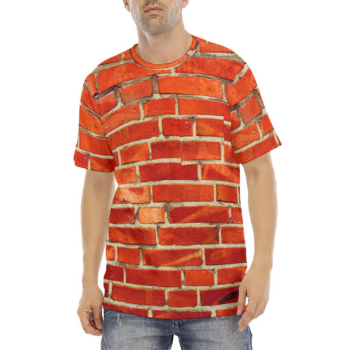 Red Bricks Wall Men's T-Shirt