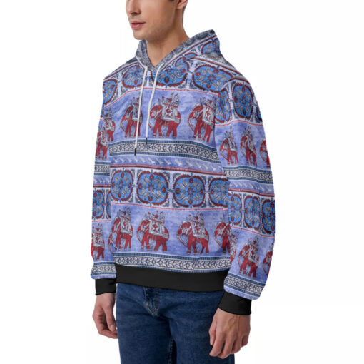 Indian Ornament Men's Hoodie - Image 2