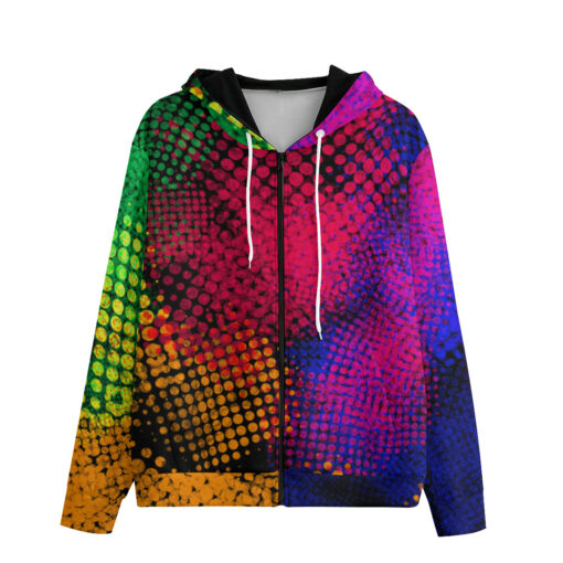 Paints Spray Men's Zip Up Hoodie