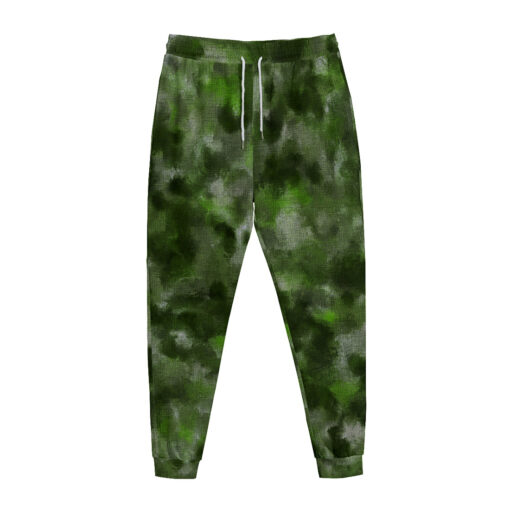 Green Camouflage Sweatpants