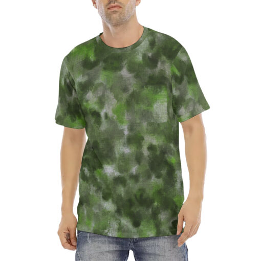 Green Camouflage Men's T-Shirt