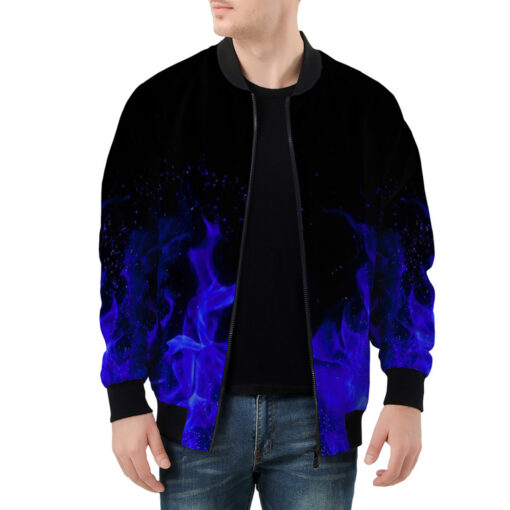 Blue Fire Men's Bomber Jacket