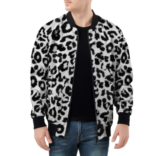 Snow Leopard Men's Bomber Jacket