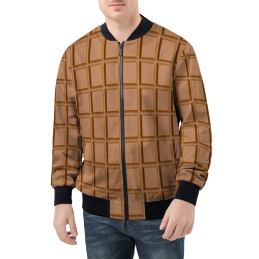 Chocolate Bar Men's Bomber Jacket - Image 3