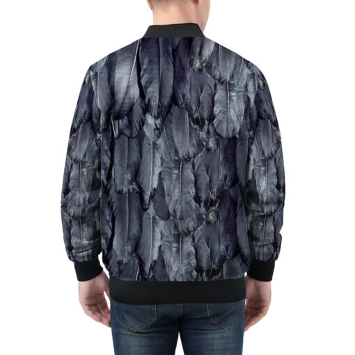 Raven Plumage Men's Bomber Jacket - Image 2