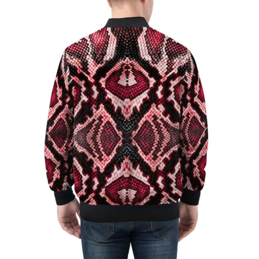 Red Snake Men's Bomber Jacket - Image 2