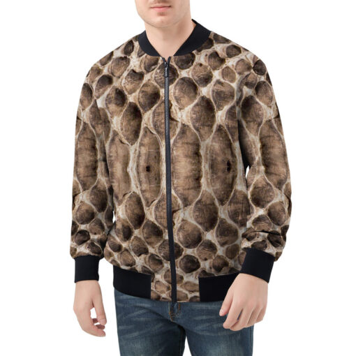 Reptile Scales Men's Bomber Jacket - Image 3