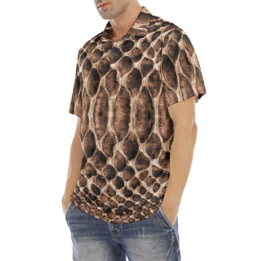 Reptile Scales Velvet Polo Shirt