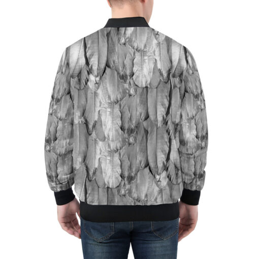 White Raven Plumage Men's Bomber Jacket - Image 2