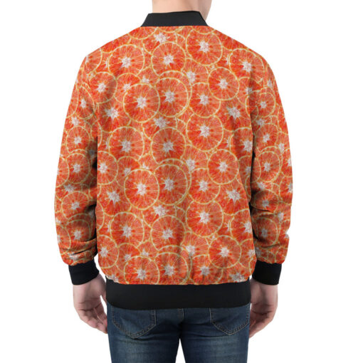 Red Oranges Men's Bomber Jacket - Image 2