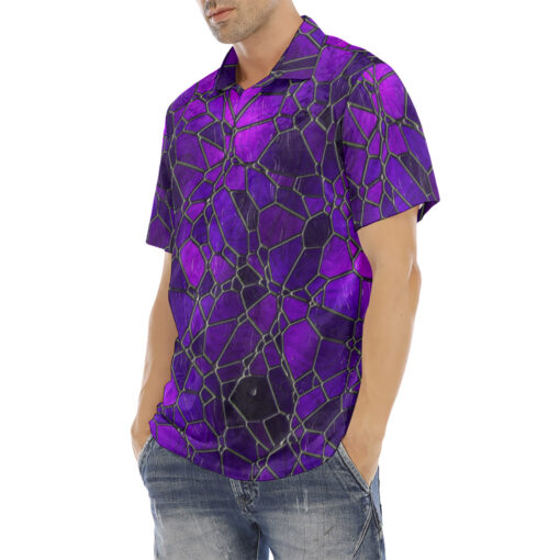 Stained Glass Velvet Polo Shirt