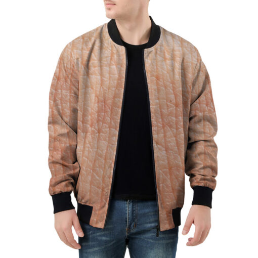 Human Skin Texture Men's Bomber Jacket