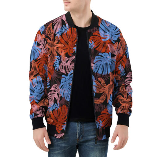 Neon Tropics Men's Bomber Jacket