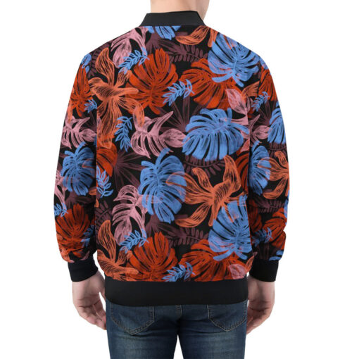 Neon Tropics Men's Bomber Jacket - Image 2