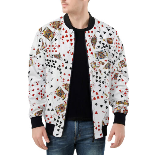 Playing Cards Men's Bomber Jacket