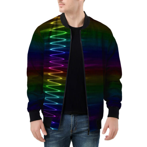 Spectrum Waves Men's Bomber Jacket