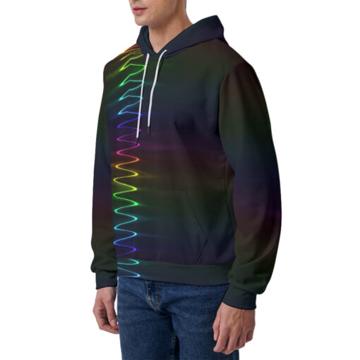 Spectrum Waves Men's Hoodie - Image 2