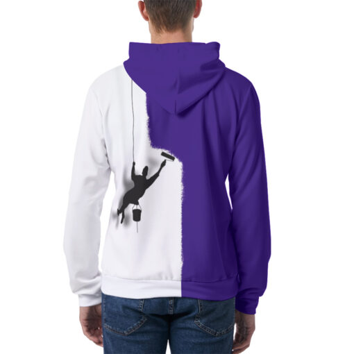 Painter Art Men's Hoodie - Image 4