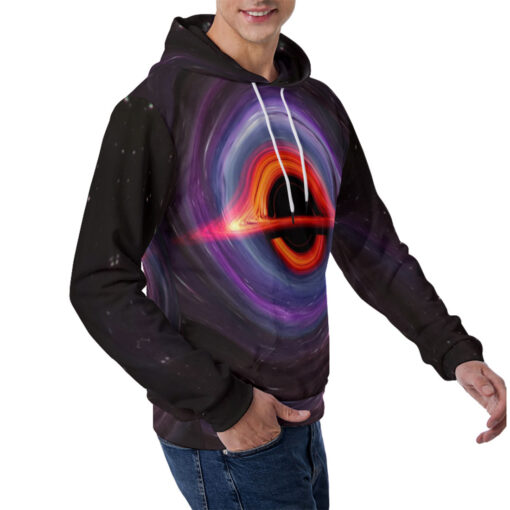 Singularity Collapsar Black Hole Men's Hoodie - Image 3