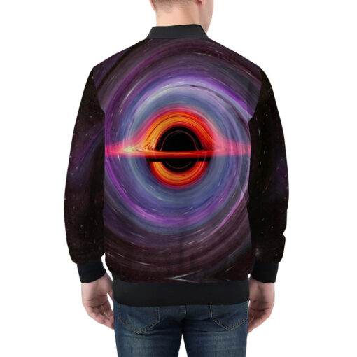 Singularity Collapsar Black Hole Men's Bomber Jacket - Image 2