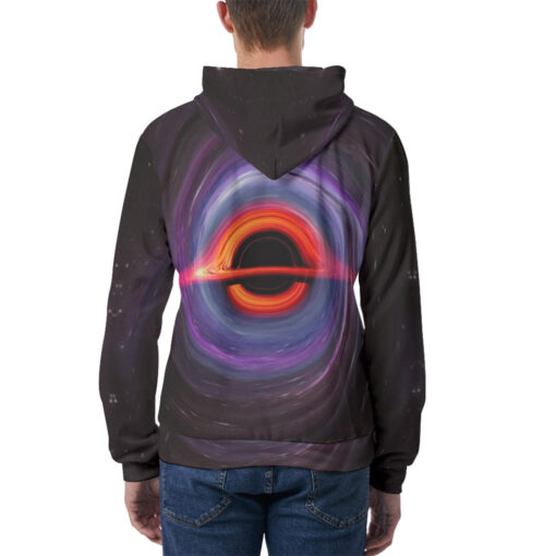 Singularity Collapsar Black Hole Men's Hoodie - Image 4