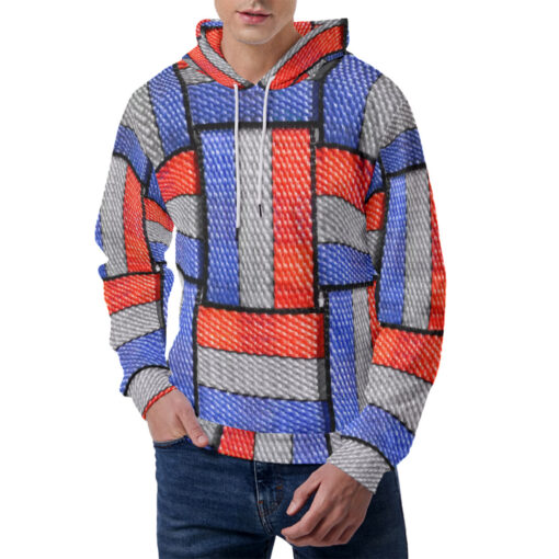 Colored Straps Men's Hoodie