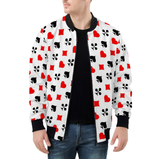 Card Suits Men's Bomber Jacket