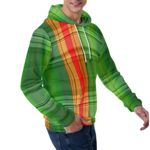 Checkered Pattern Men's Hoodie - Image 3