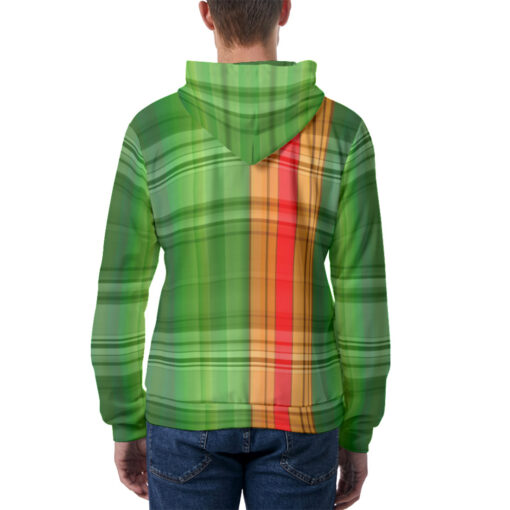 Checkered Pattern Men's Hoodie - Image 4