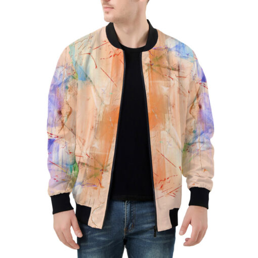 Modern Art Abstraction Men's Bomber Jacket